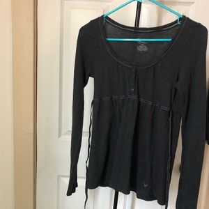 Long sleeve babydoll top